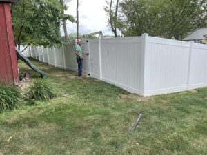 Fencing Project in North Canton